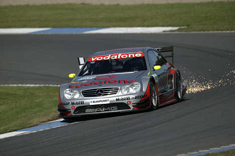 2003: Altid på grænsen i sin Mercedes - her på Donington Park